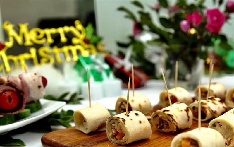 Gà cuộn ớt chuông 